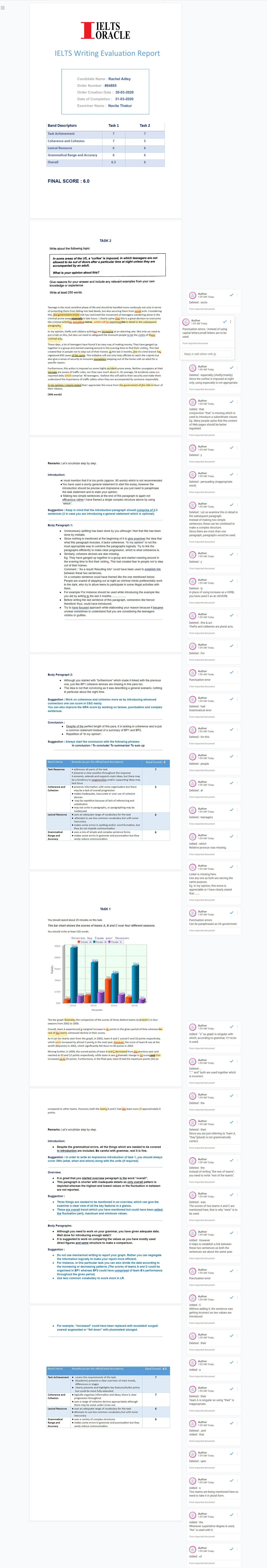 IELTS Writing Correction Service Best IELTS coaching